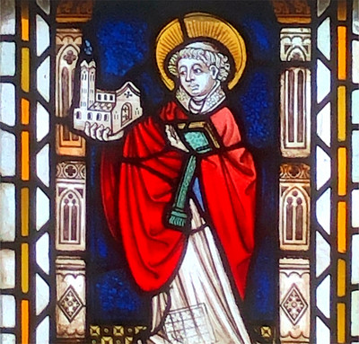 Farbiges Kirchenfenster