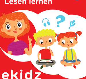 Plakat mit Kinderfiguren