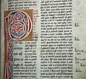 Eine Schmuckinitiale in der Himmeroder Handschrift