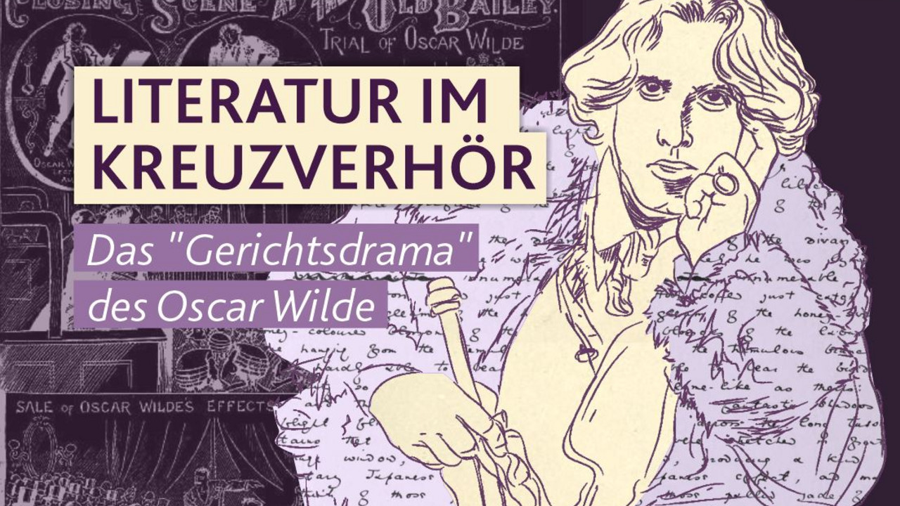 Zeichnung von Oscar Wilde 