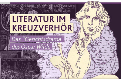 Zeichnung von Oscar Wilde 