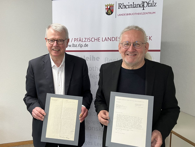 LBZ erhält bedeutende Quellen zur deutschen Literaturgeschichte: "Euphorion"-Briefwechsel seit der Nachkriegszeit erhalten