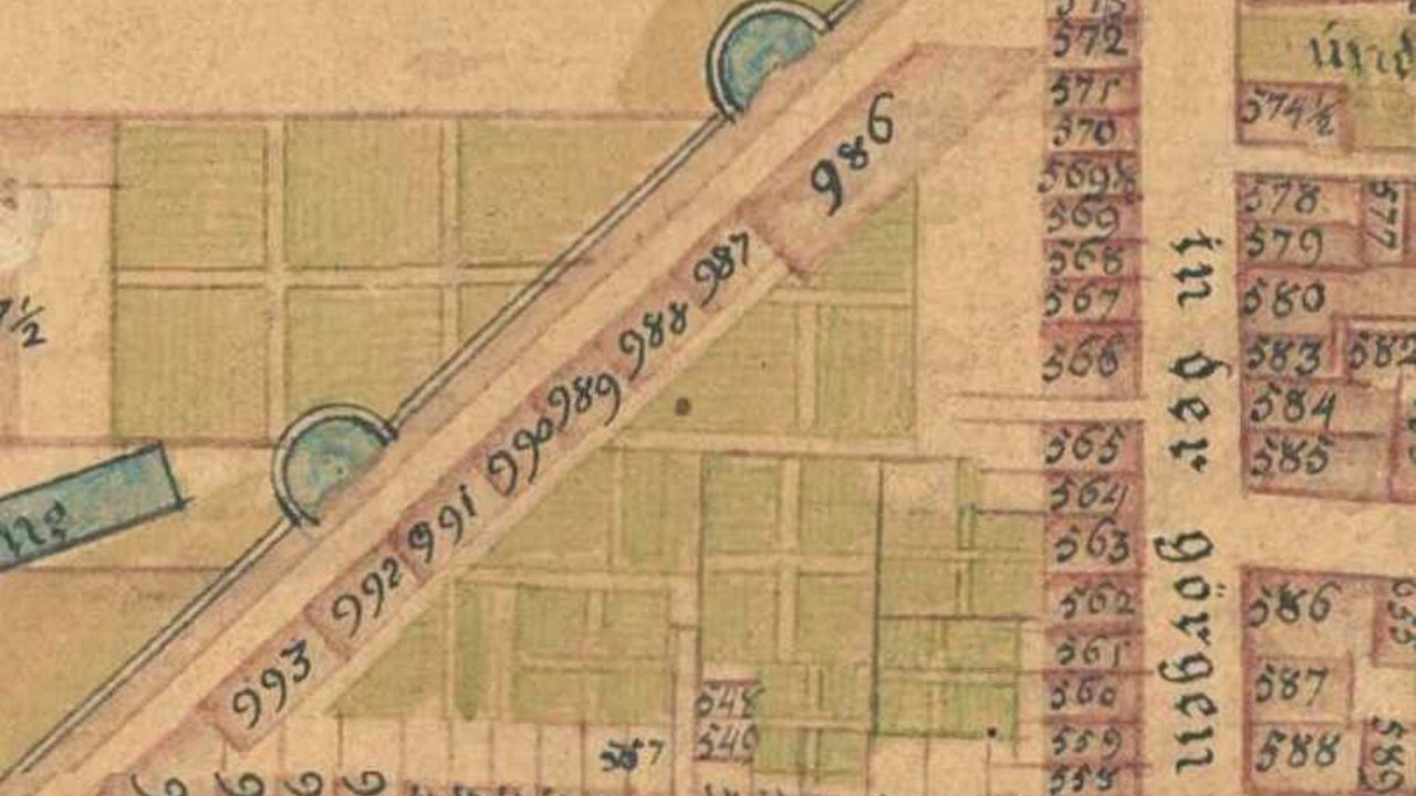 Ausschnitt aus einem Stadtplan