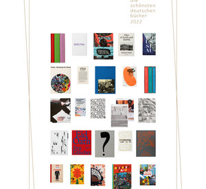 Collage der Buchcover der als die "schönsten deutschen Bücher" prämierten Bücher