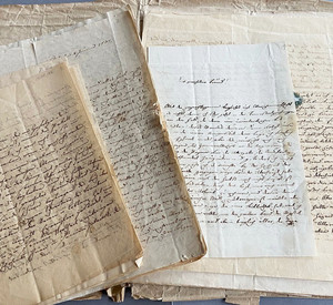 mehrere handgeschriebene Briefe