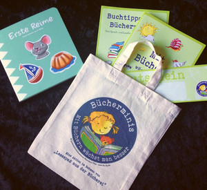 Tasche und Buch Bücherminis