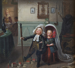 Die Pfarrerskinder, Johann Peter Hasenclever, um 1847